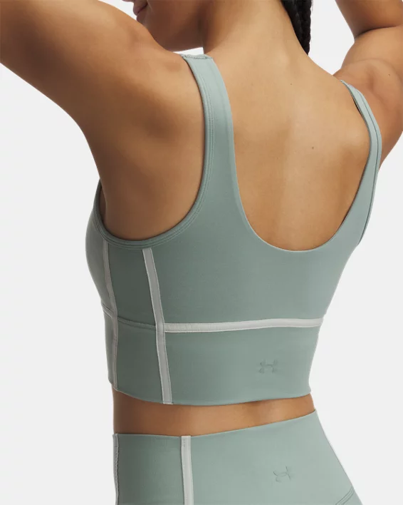 Under Armour Camiseta de tirantes corta con ribete UA Meridian para mujer   Ofertas especiales