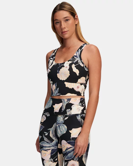 Under Armour Camiseta de tirantes corta y estampada UA Meridian Fitted para mujer   Descuento