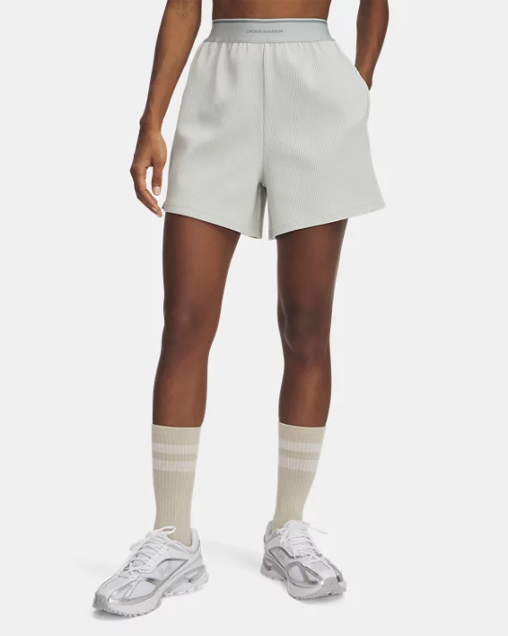 Under Armour Pantalón corto acanalado UA Meridian para mujer   Tienda