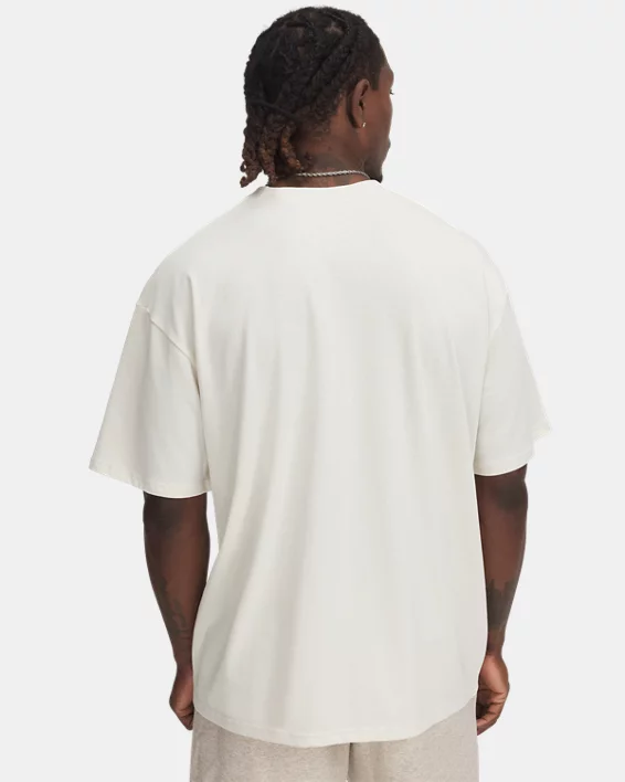 Under Armour Camiseta de manga corta oversize UA Heavyweight Varsity para hombre   Rebajas baratas