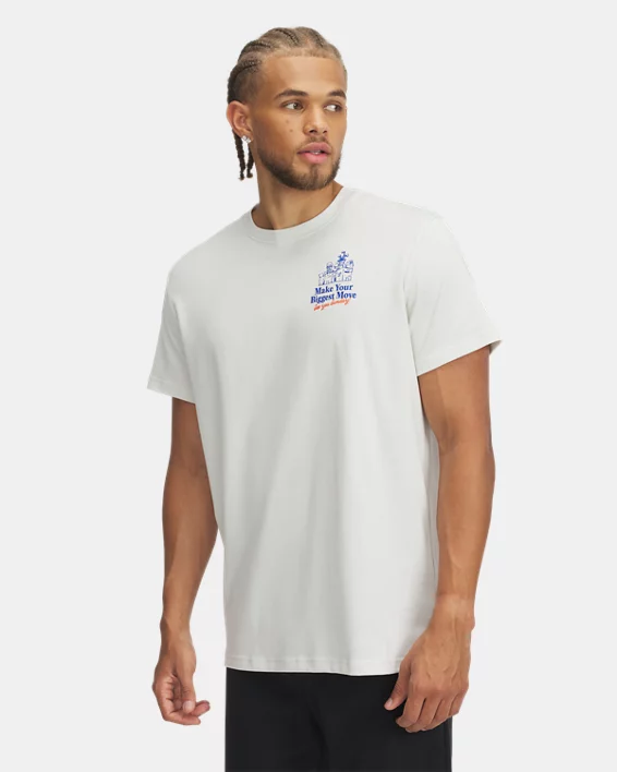 Under Armour Camiseta de manga corta UA Heavyweight Moving Day Illustration para hombre  