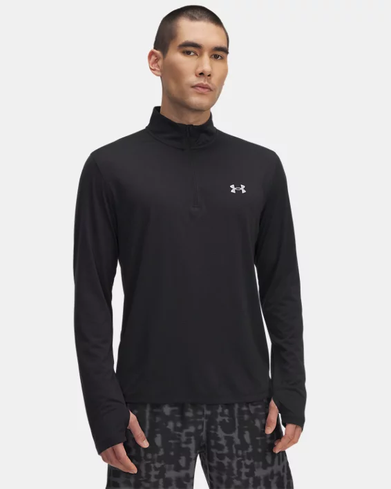 Under Armour Parte de arriba con cremallera de ¼ UA Launch para hombre   Precio de fábrica