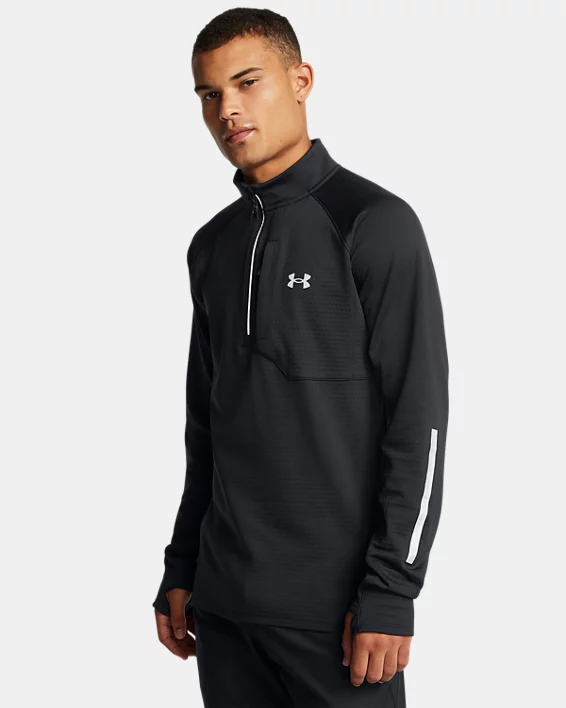 Under Armour Sudadera con media cremallera UA Launch Elite Cold Weather para hombre   Envío internacional gratuito