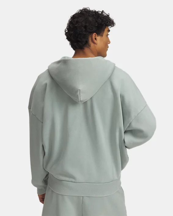 Under Armour Sudadera con cremallera completa UA Icon Heavyweight Fleece Wash para hombre   En oferta