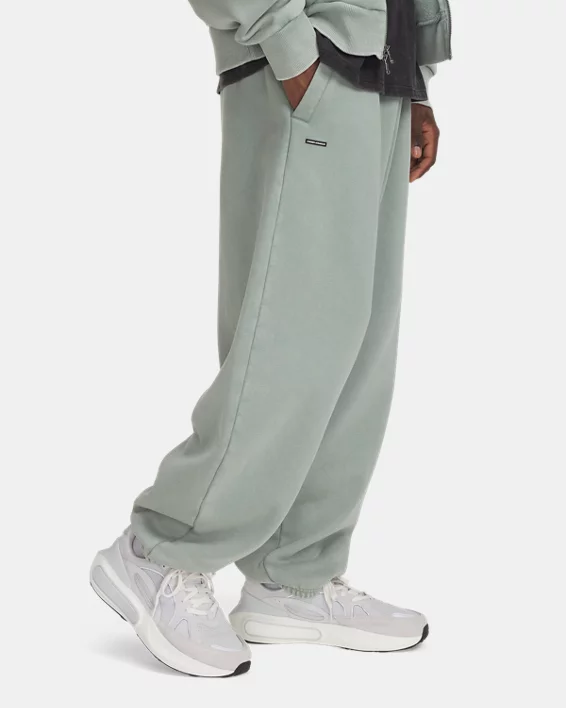 Under Armour Pantalón UA Icon Heavyweight Fleece Wash Oversized para hombre  