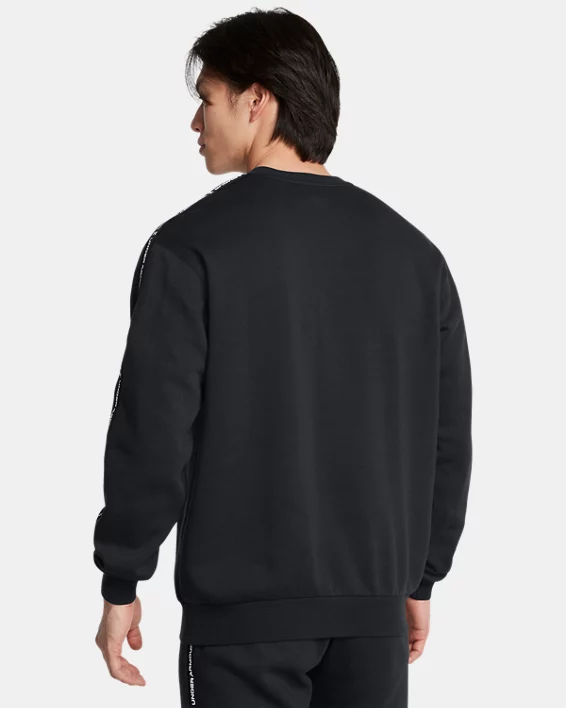 Under Armour Sudadera con cuello redondo UA Icon Fleece Taping para hombre   En oferta