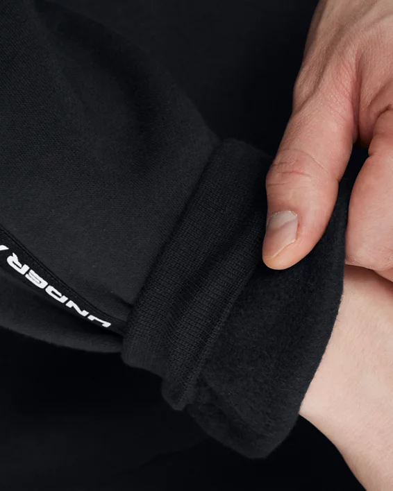 Under Armour Sudadera con cuello redondo UA Icon Fleece Taping para hombre   En oferta