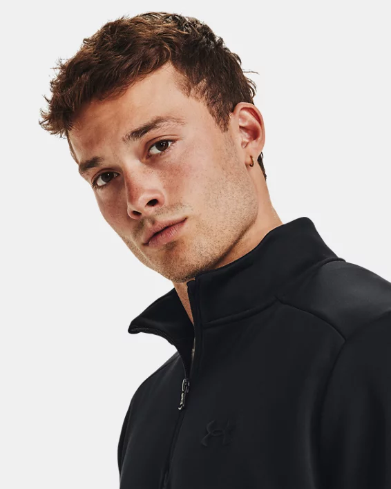 Under Armour Sudadera con cremallera de ¼ Armour Fleece® para hombre   Descuentos del mes