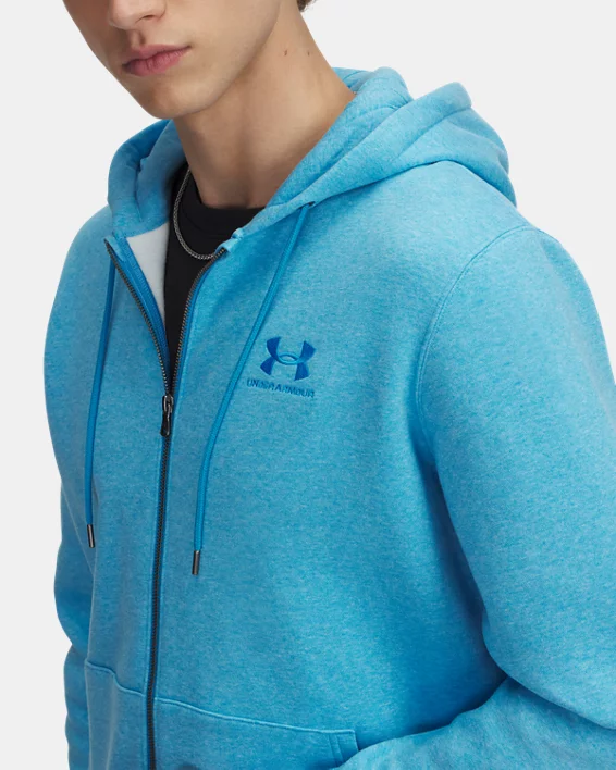 Under Armour Sudadera con capucha y cremallera completa UA Icon Fleece para hombre   Última moda