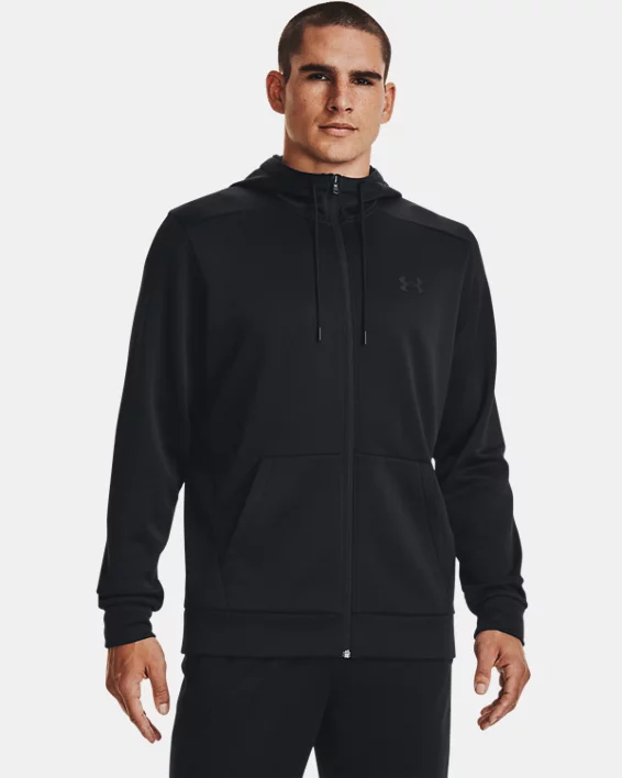 Under Armour Sudadera con capucha y cremallera completa Armour Fleece® para hombre   Grandes ahorros