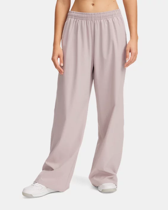 Under Armour Pantalón de pernera ancha UA Rival para mujer  