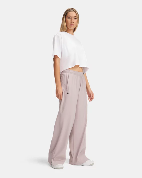 Under Armour Pantalón de pernera ancha UA Rival para mujer   Rebajas baratas