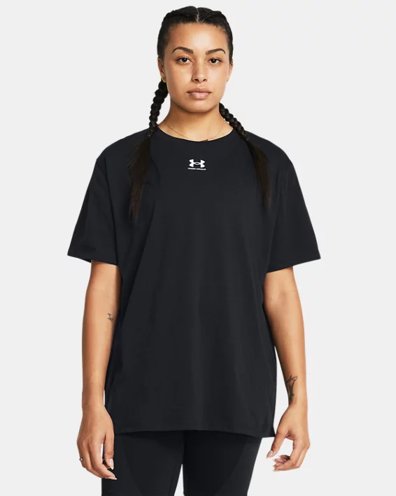 Under Armour Camiseta oversize de manga corta UA Campus para mujer   Tienda