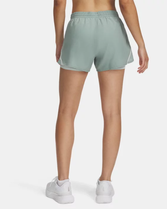 Under Armour Pantalón corto 2 en 1 UA Fly-By para mujer   Liquidación