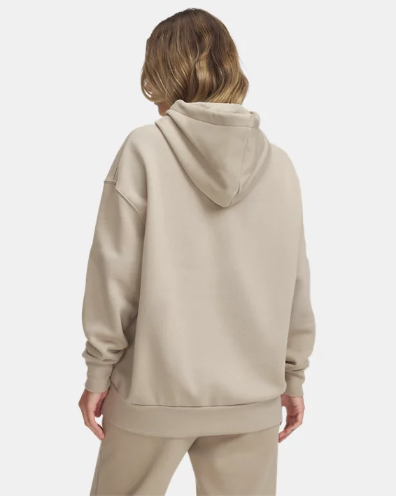 Under Armour Sudadera oversize con capucha UA Icon Fleece para mujer   Envío gratis