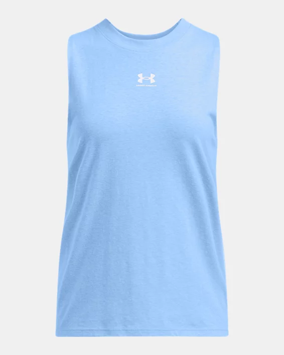 Under Armour Camiseta de tirantes UA Rival Muscle para mujer   Precio de fábrica