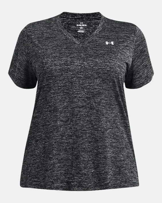 Under Armour Camiseta de manga corta UA Tech™ Twist V-Neck para mujer   Oferta exclusiva