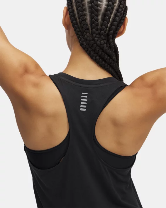 Under Armour Camiseta sin mangas UA Launch Camo para mujer   Gran oferta