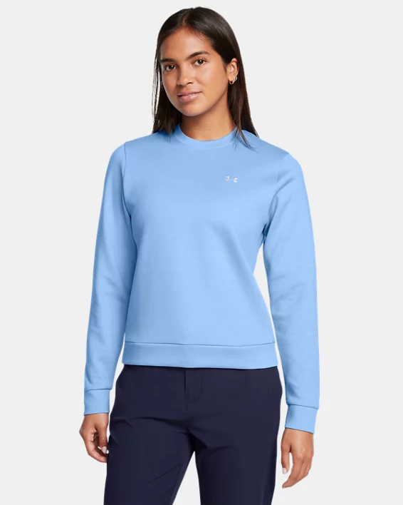 Under Armour Capa intermedia con cuello redondo UA Drive para mujer   Rebajas baratas