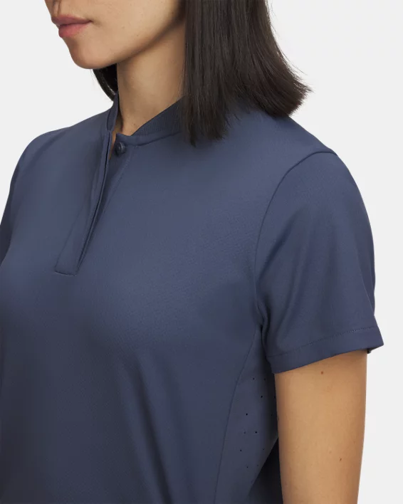 Under Armour Polo de manga corta UA Drive Chill para mujer   Descuento