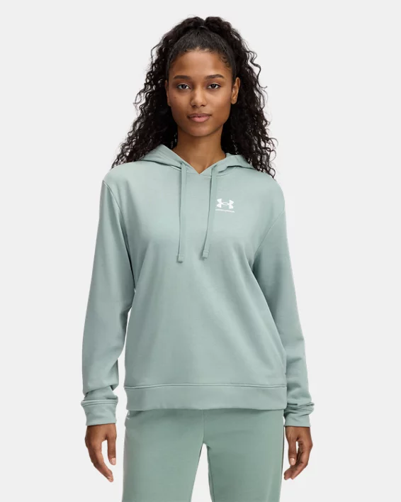 Under Armour Sudadera con capucha UA Rival Terry para mujer   Últimos 3 días