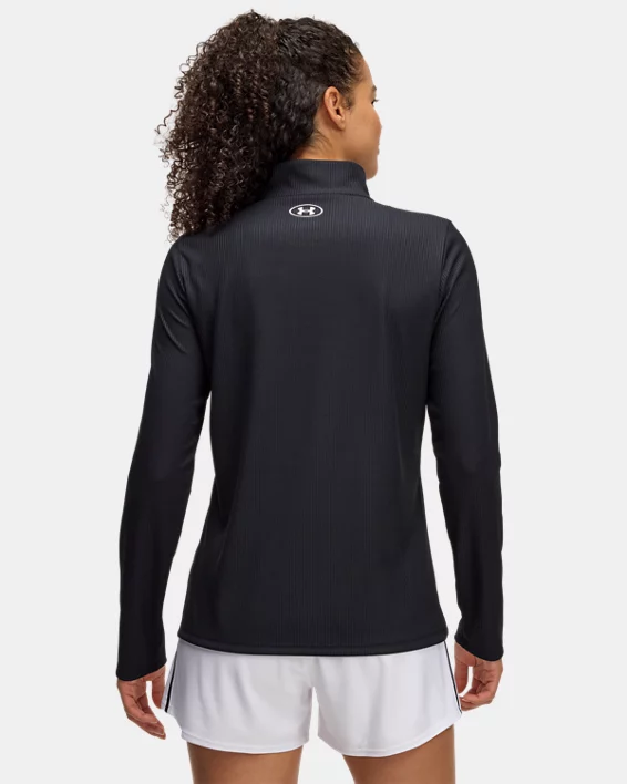 Under Armour Parte de arriba acanalada con media cremallera UA Tech™ para mujer   COMPRAR AHORA