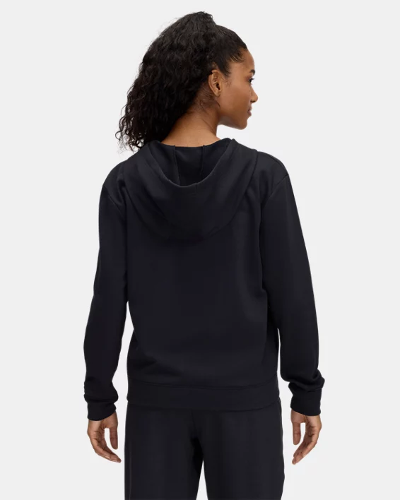 Under Armour Sudadera con cremallera completa UA Rival Terry para mujer   Promoción trimestral