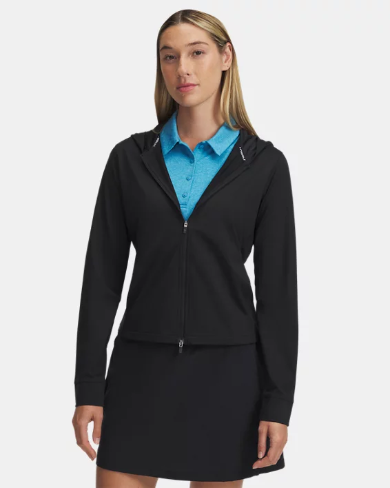 Under Armour Sudadera con capucha y cremallera completa UA Drive para mujer   Liquidación