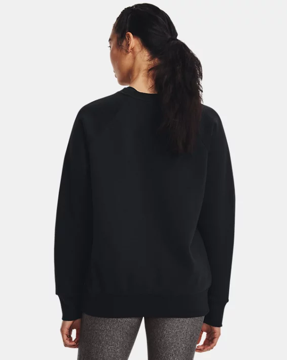 Under Armour Sudadera de cuello redondo UA Rival Fleece para mujer   Limitado a 3 días