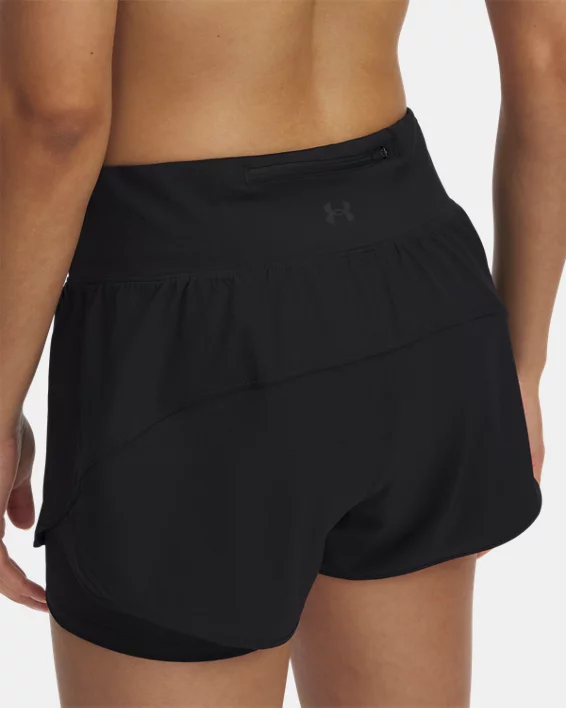 Under Armour Pantalón corto 2 en 1 UA Launch Pro para mujer   Descuentos del mes