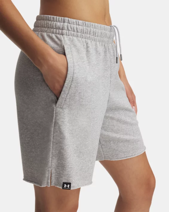 Under Armour Pantalón corto UA Icon Terry Long para mujer   Oferta exclusiva