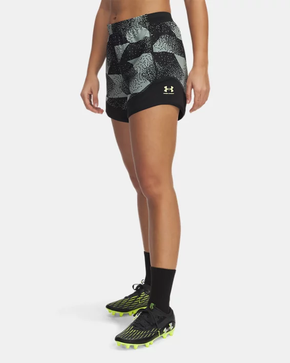 Under Armour Pantalón corto estampado UA Challenger Pro para mujer   Última moda