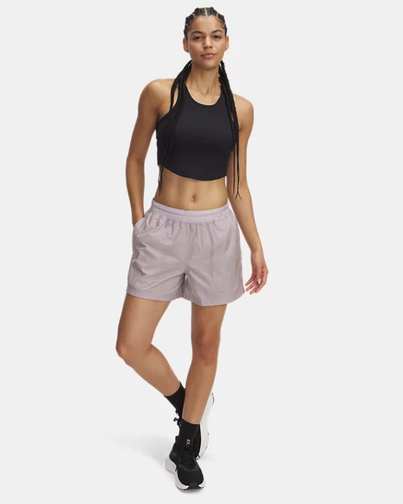 Under Armour Pantalón corto UA Rival Woven para mujer   Descuento por venta flash