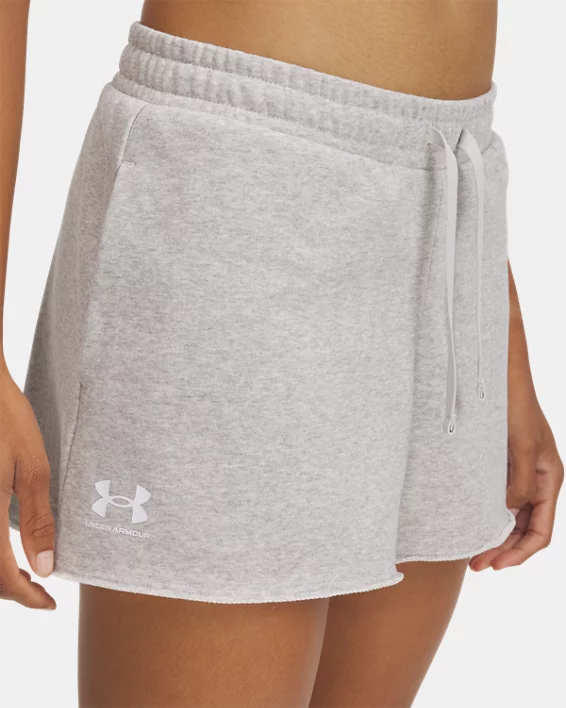 Under Armour Pantalón corto UA Rival Terry para mujer   Rebajas de fin de temporada