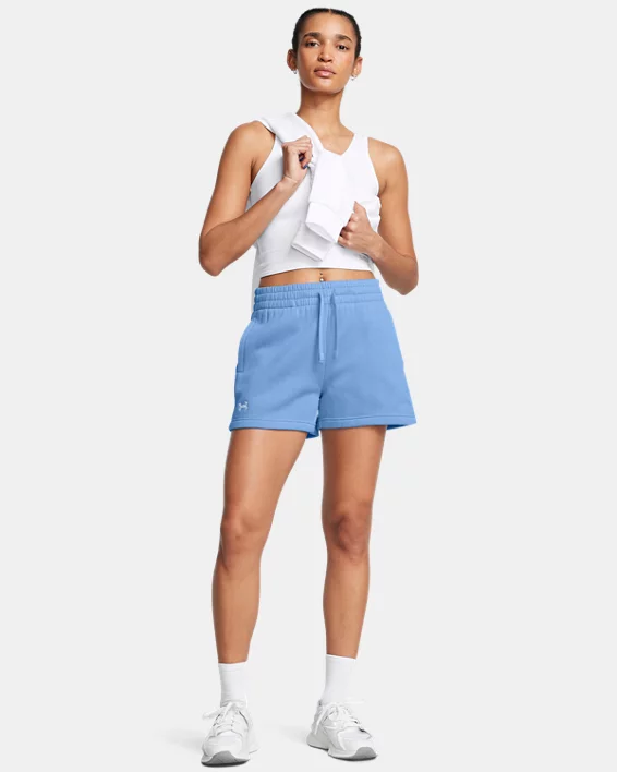 Under Armour Pantalón corto UA Rival Fleece para mujer   Devoluciones gratuitas