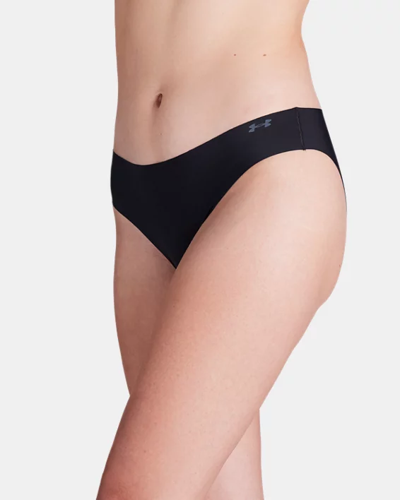 Under Armour Bikini invisible UA Pure Stretch para mujer - Paquete de 3   Gran oferta