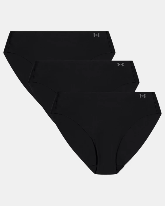 Under Armour Bikini invisible UA Pure Stretch para mujer - Paquete de 3   Gran oferta