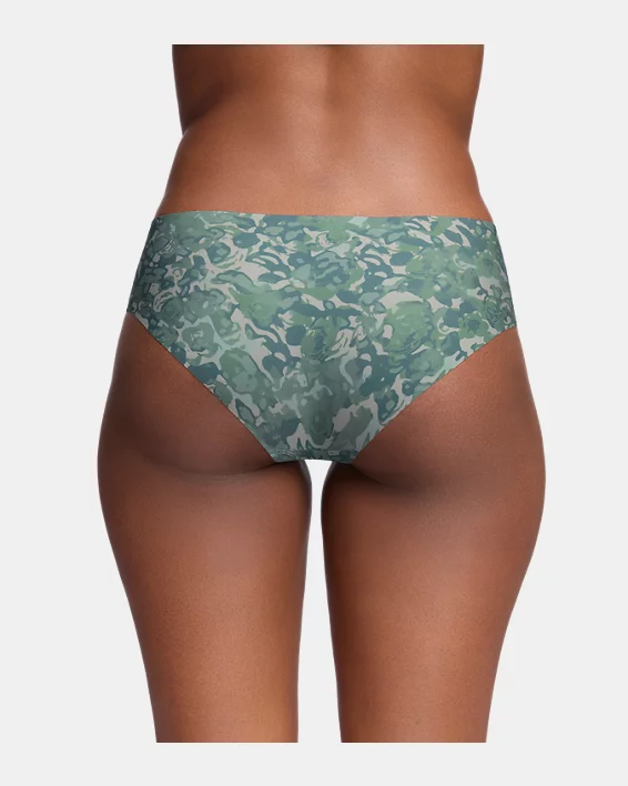 Under Armour Bragas invisibles con estampado UA Pure Stretch para mujer - Paquete de 3   Rebajas baratas