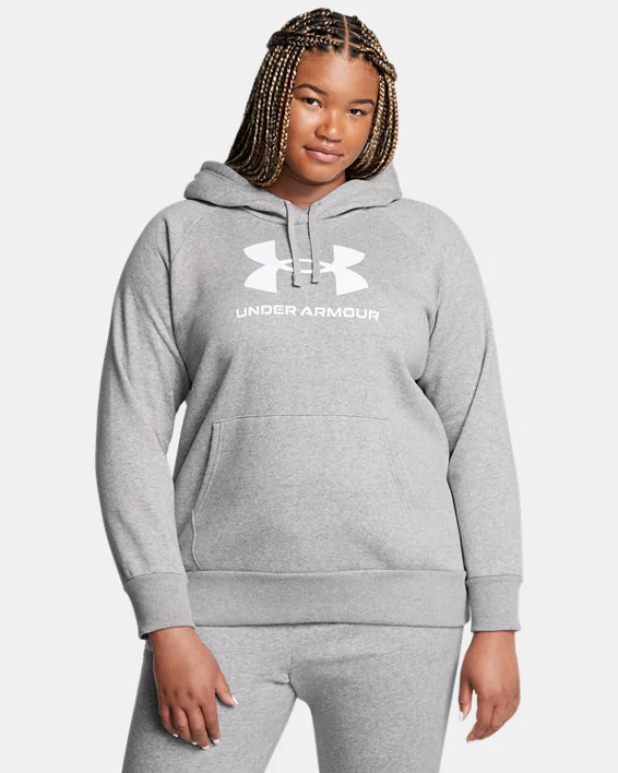 Under Armour Sudadera con capucha UA Rival Fleece Logo para mujer   Ventas relámpago