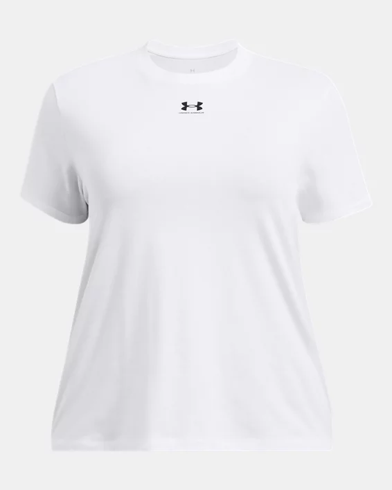 Under Armour Camiseta de manga corta UA Rival Core para mujer   Oferta especial