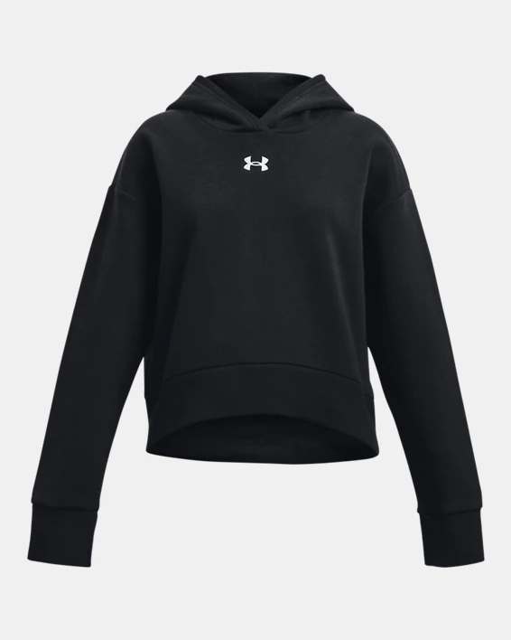 Under Armour Sudadera corta con capucha UA Rival Fleece para niña   Promoción trimestral