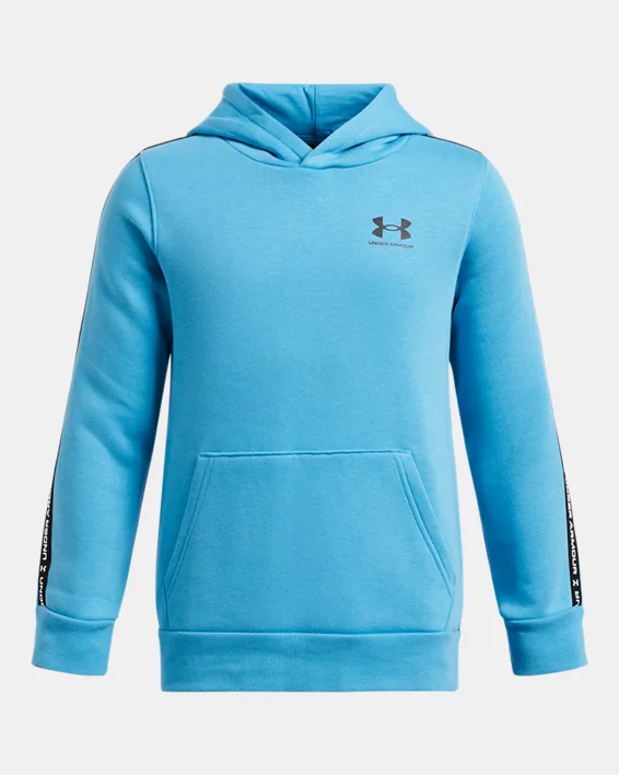 Under Armour Sudadera con capucha UA Icon Fleece Taping para niño   Tienda de fábrica