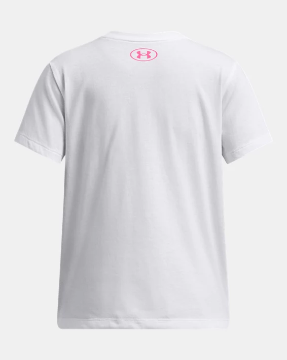 Under Armour Camiseta de manga corta UA Big Logo para niña   Ahorra y exporta
