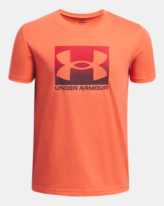 Under Armour Camiseta de manga corta UA Boxed Sports para niño   Ofertas de temporada