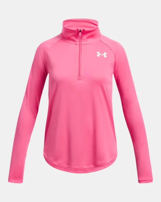 Under Armour Sudadera con media cremallera y estampado UA Tech™ para niña   Tienda