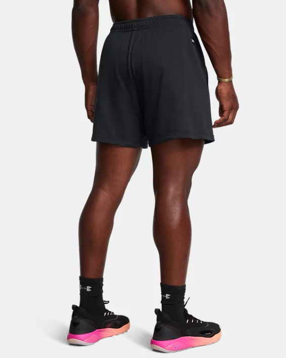 Under Armour Pantalón corto Project Rock Terry Fleece Badge Of Honor para hombre   En oferta