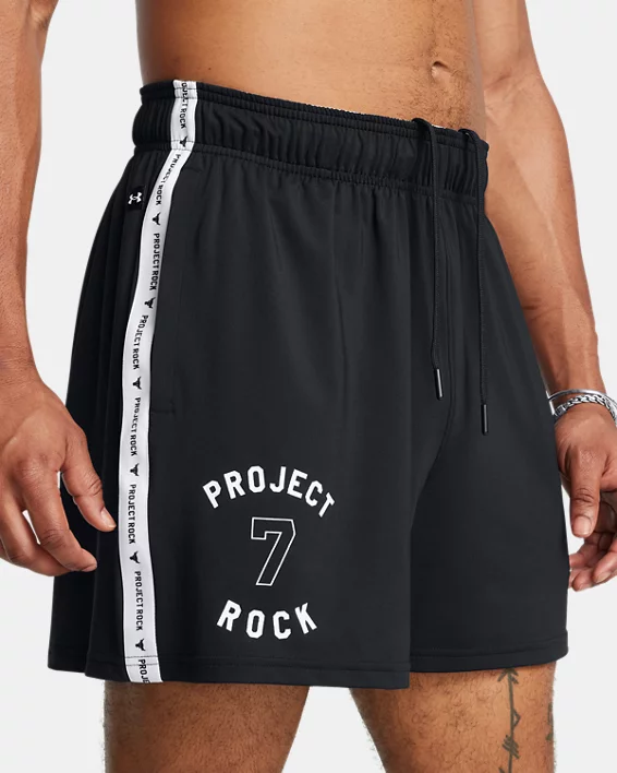 Under Armour Pantalón corto Project Rock Mesh Badge Of Honor para hombre   Descuento por venta flash