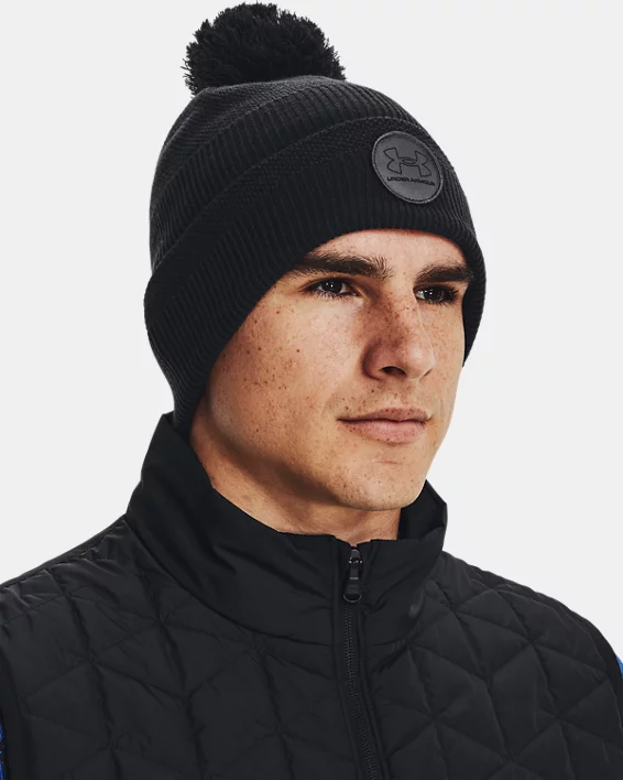 Under Armour Gorro con pompón UA Driver para hombre Men's Beanie 2025