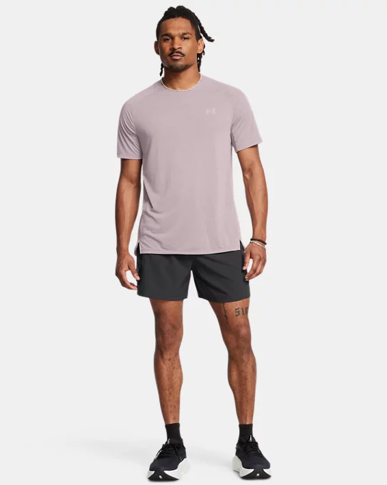 Under Armour Camiseta de manga corta UA Launch Trail para hombre   En oferta