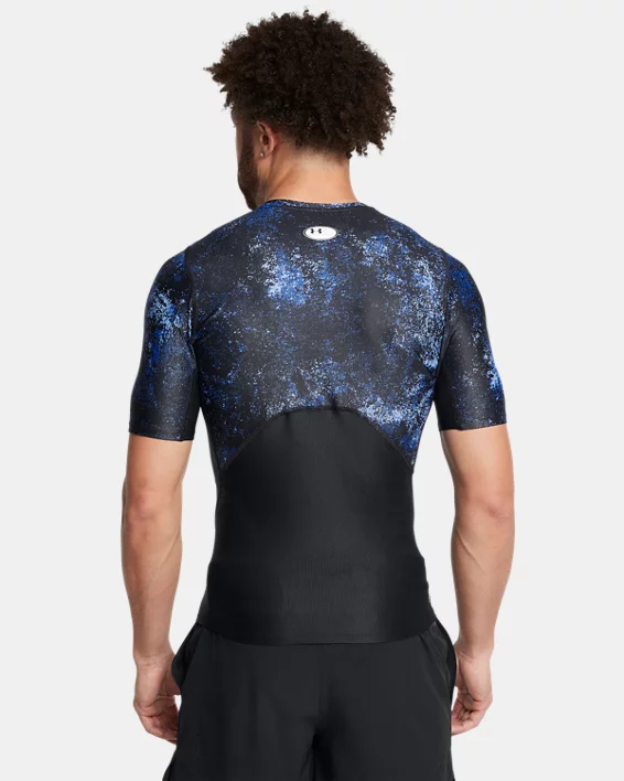 Under Armour Camiseta de manga corta con estampado HeatGear® Iso-Chill para hombre   Tienda
